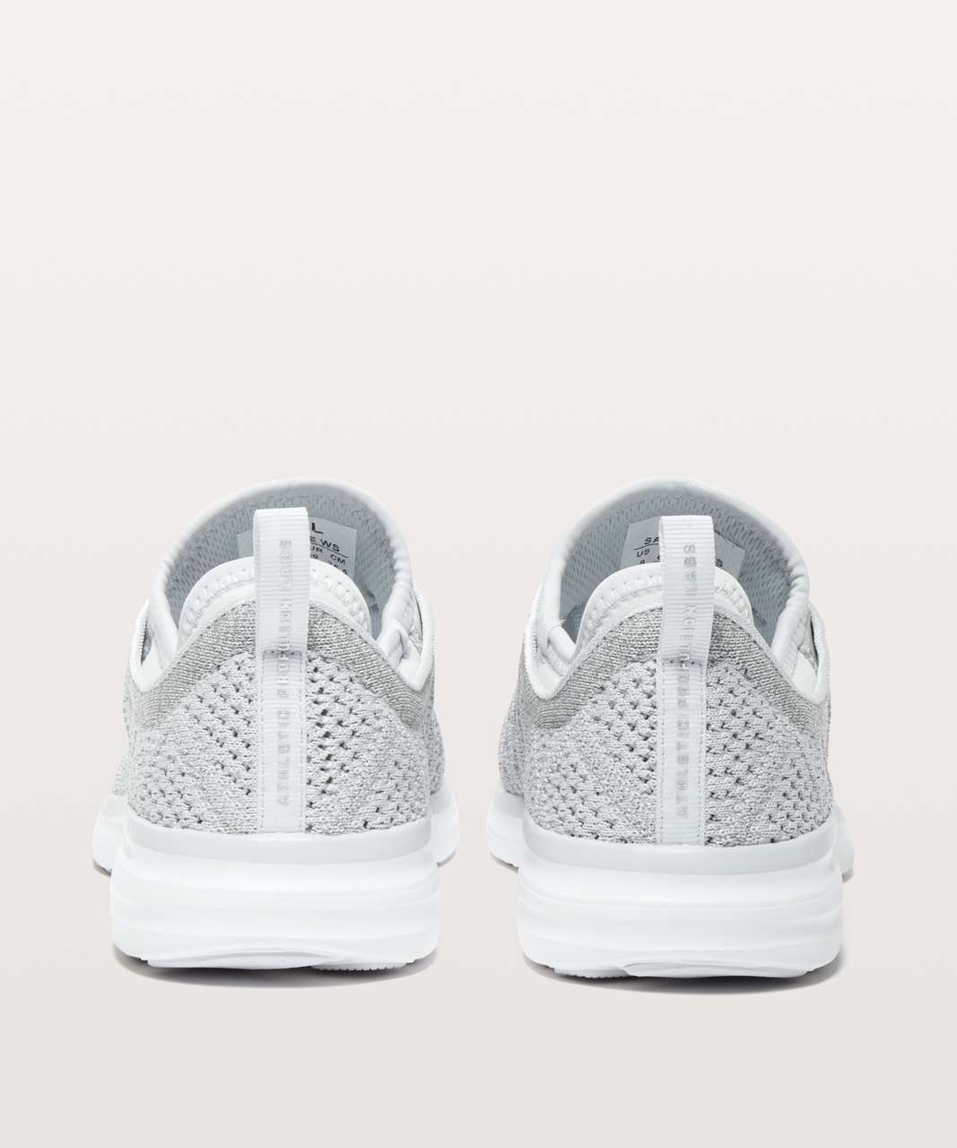 Lululemon Womens TechLoom Phantom Shoe - Cement / White - lulu fanatics