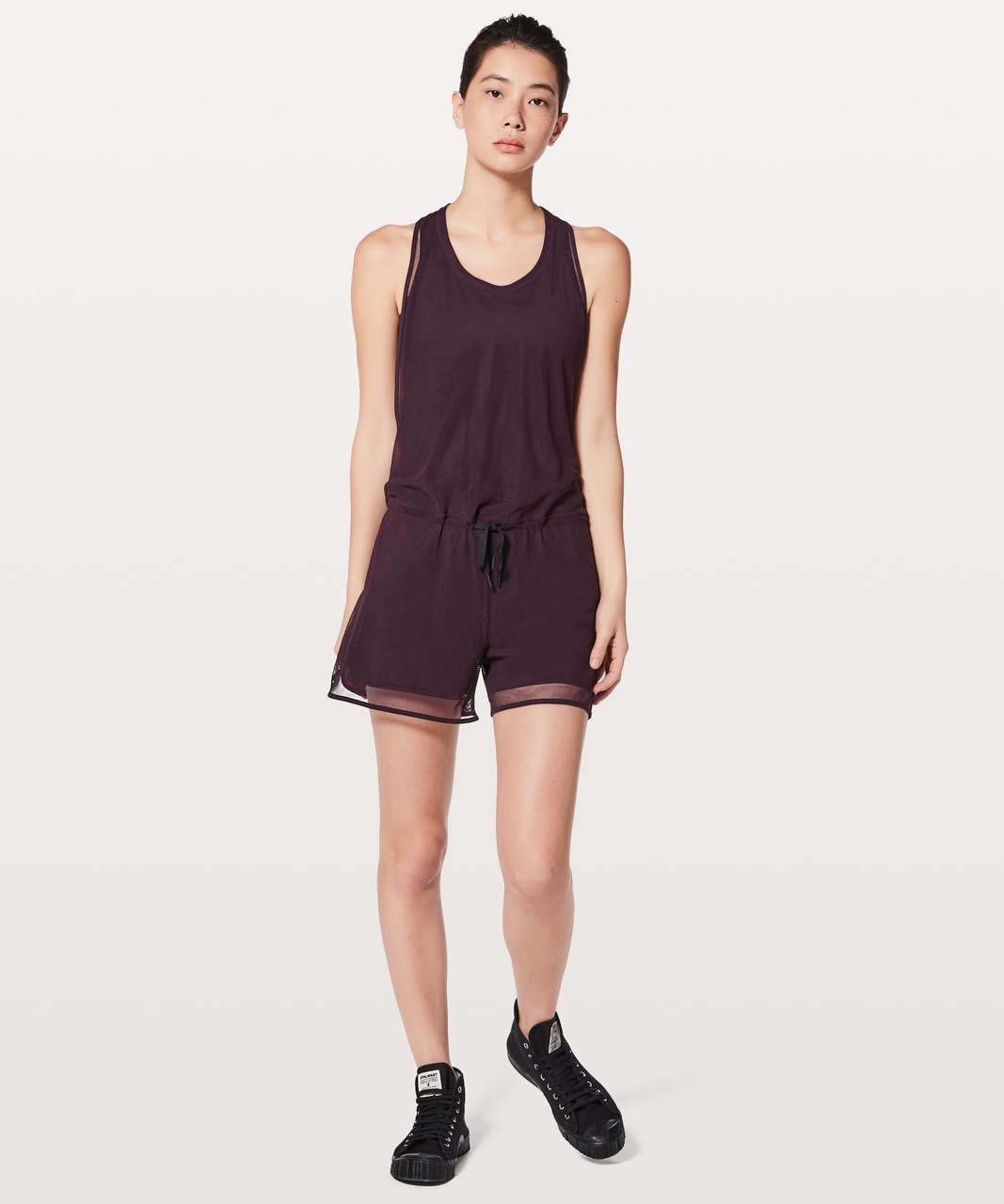 Lululemon Non-Stop Romper - Black Cherry