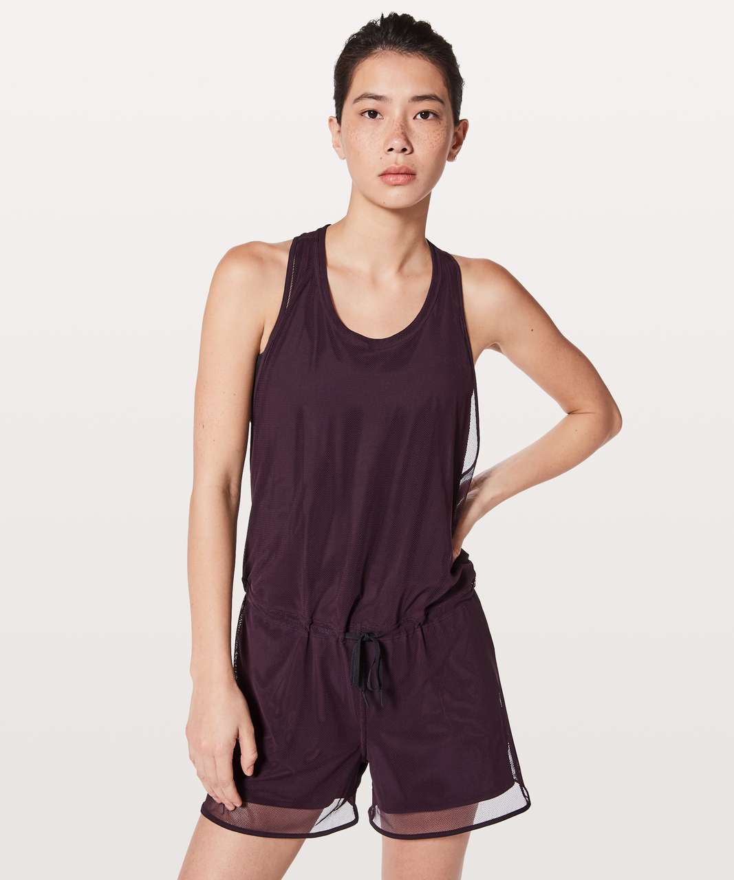 Lululemon Non-Stop Romper - Black Cherry