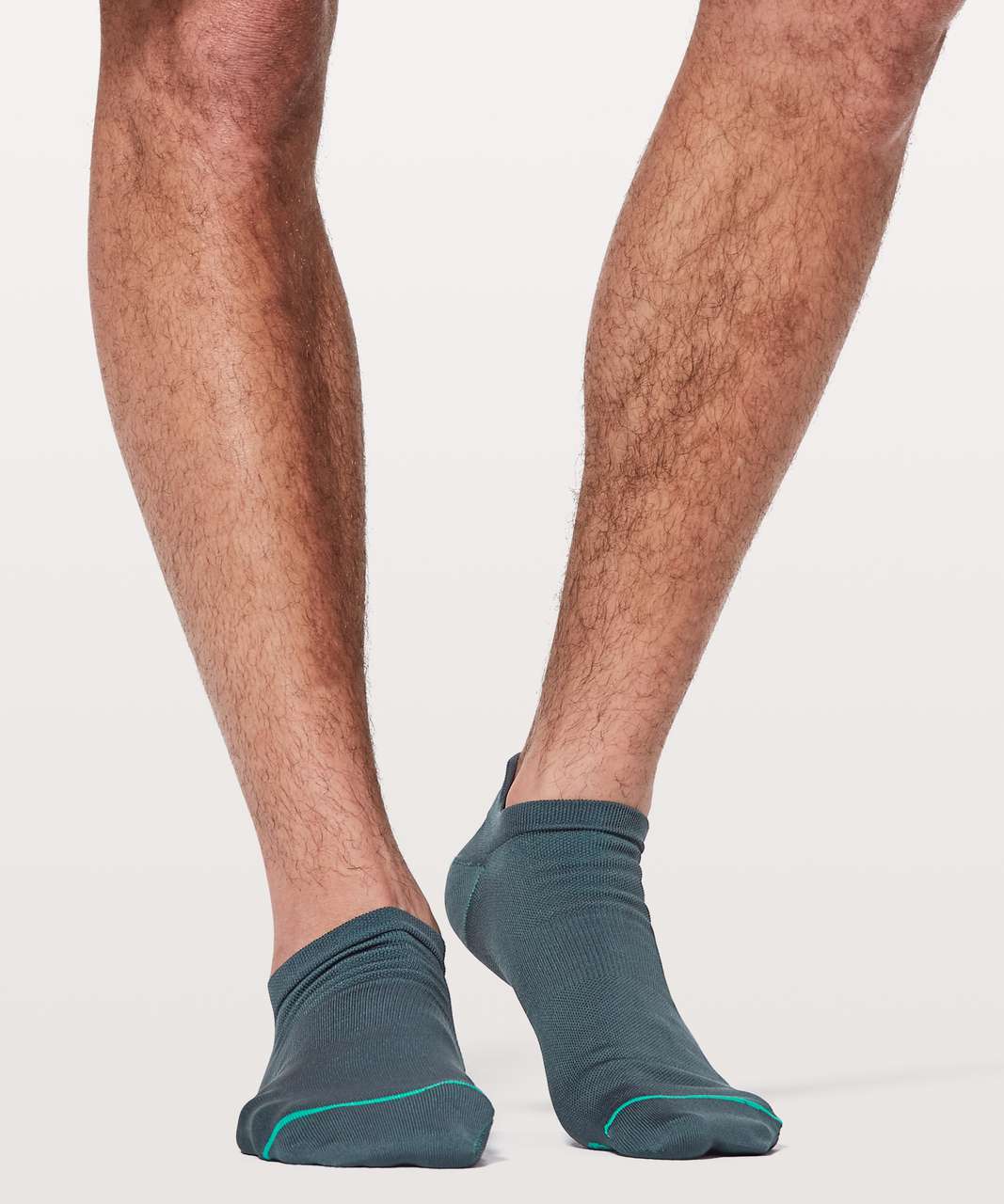 Lululemon Surge Sock *Silver - Antigua / Viridian Green