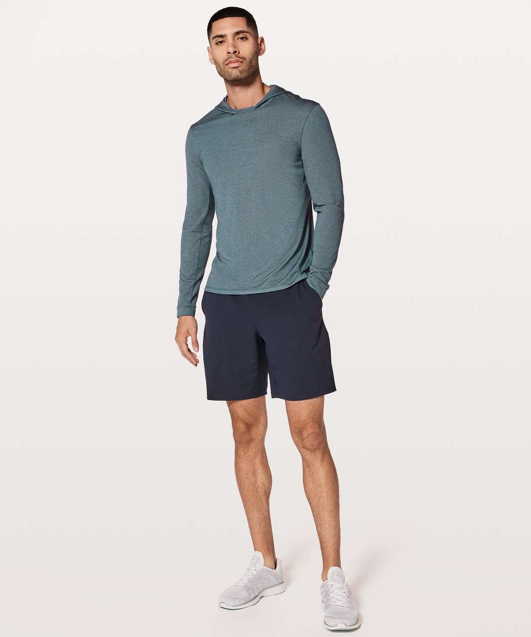 Lululemon Switch Up Long Sleeve Hoodie - Heathered Iron Blue