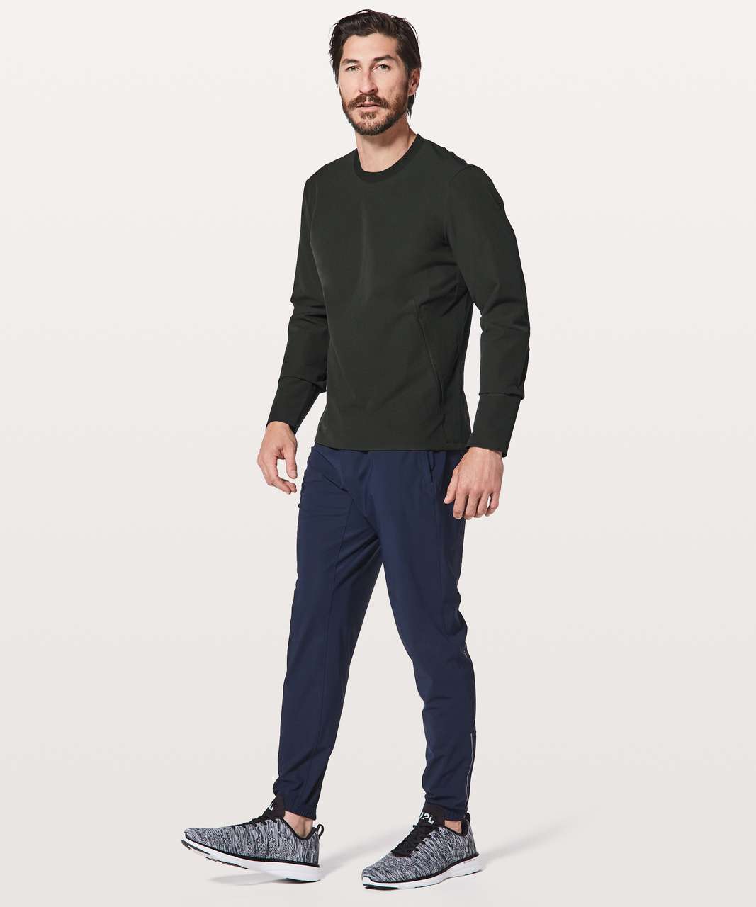 Lululemon Warp Lite Long Sleeve Crew - Black - lulu fanatics