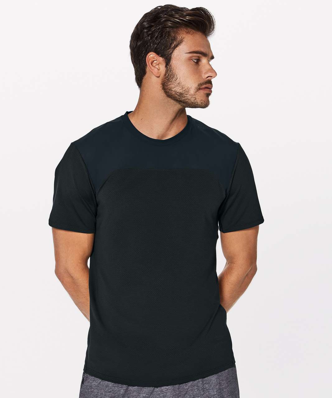 MEN'S LICENSE TO TRAIN SHORT SLEEVE - BLACK - M