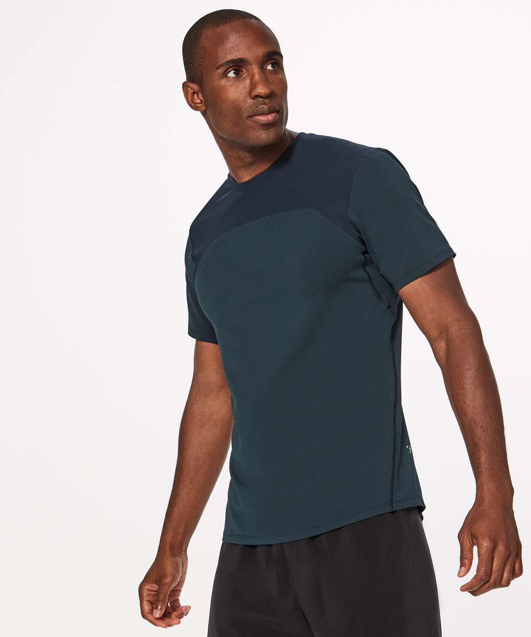 Lululemon License To Train Short Sleeve - Nocturnal Teal