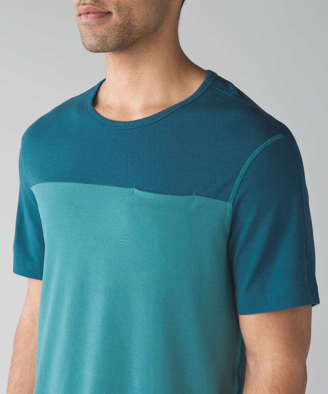 Lululemon In Your Element Short Sleeve - Turquoise Sea / Desert Teal