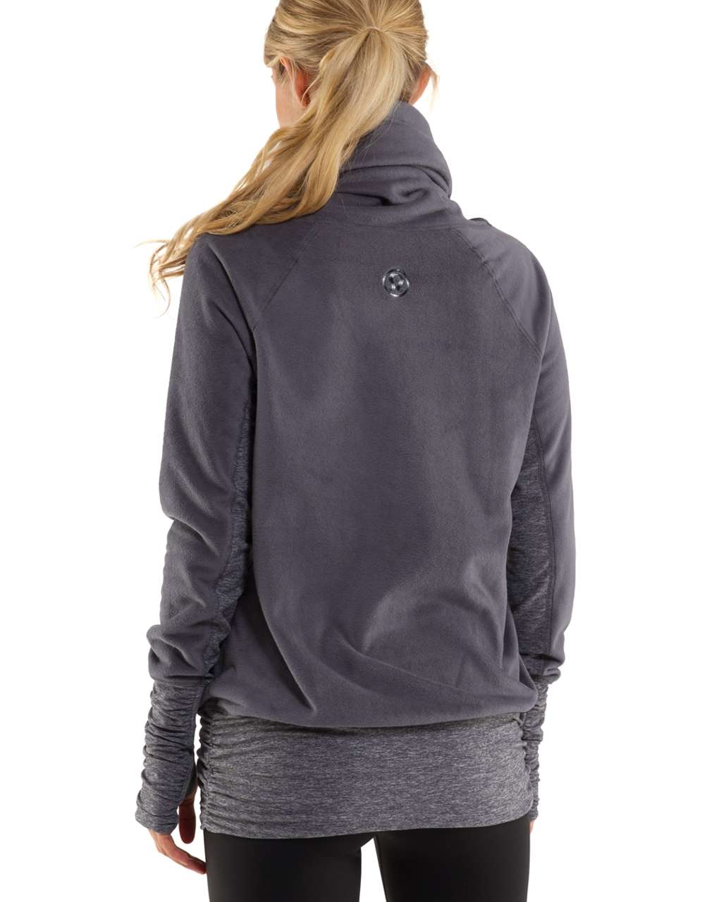 Lululemon Don't Hurry Be Happy Pullover - Coal / Heathered Coal 