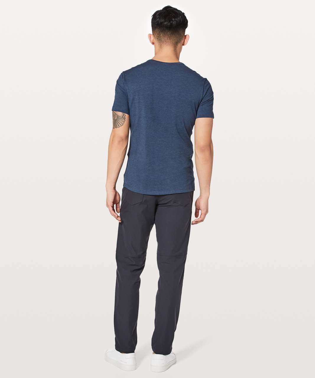 Lululemon 5 Year Basic Tee *Updated Fit - Heathered Blueprint