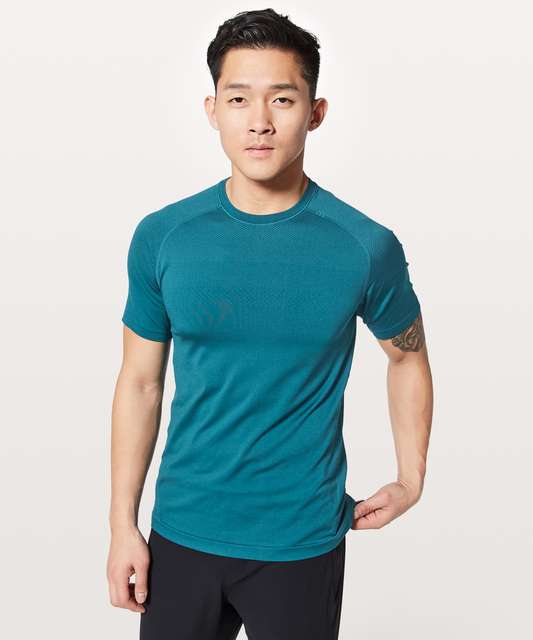 Lululemon Metal Vent Tech Short Sleeve - Raceway Grey / Slate - lulu ...