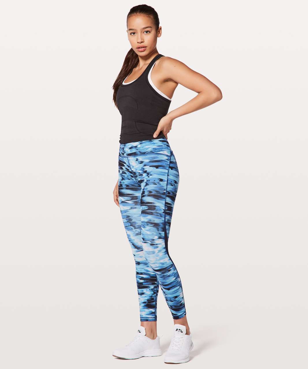 Lululemon Train Times 7/8 Pant (25 ) - Midnight Navy / Black - lulu  fanatics