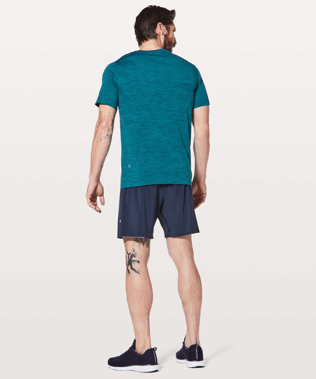 Lululemon Metal Vent Tech Surge Short Sleeve - Night Diver / Capri