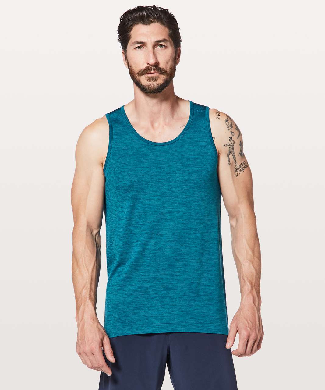 Lululemon Metal Vent Tech Surge Tank - Night Diver / Capri