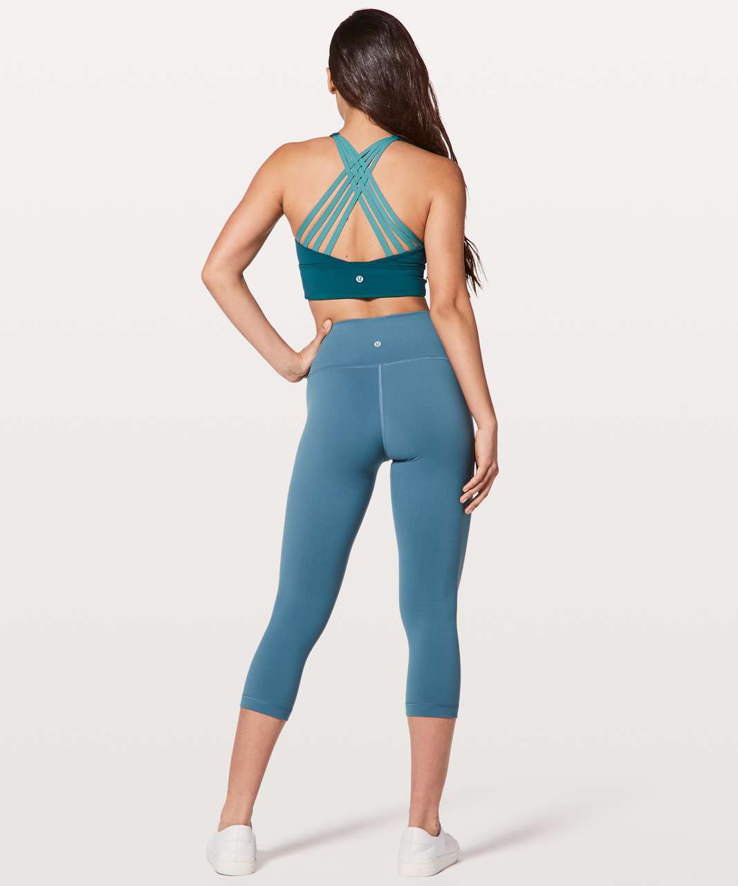 Lululemon Free To Be Moved Bra - Dark Uniform Blue / Persian Blue - lulu  fanatics