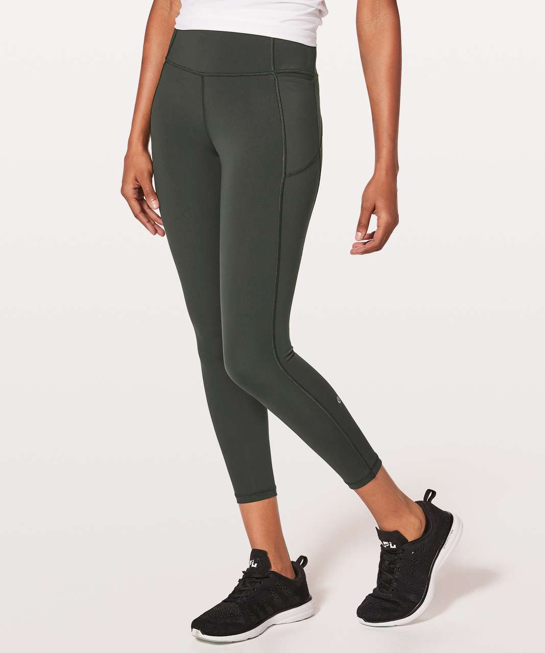 Lululemon Final Lap Crop *23 - Evergreen - lulu fanatics