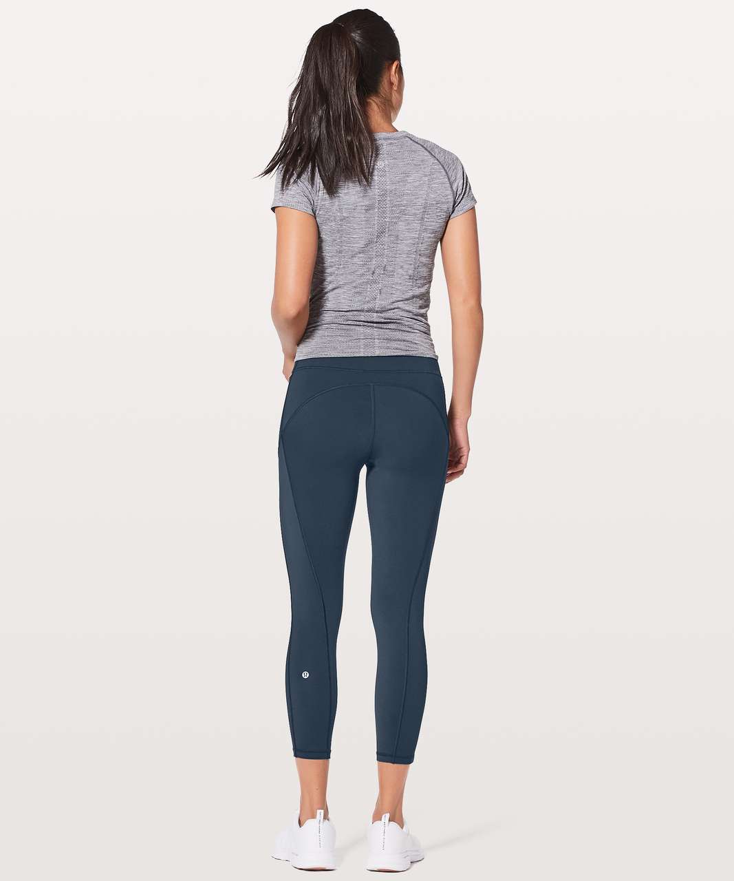 Fit to Kill Cropped Navy Blue Leggings