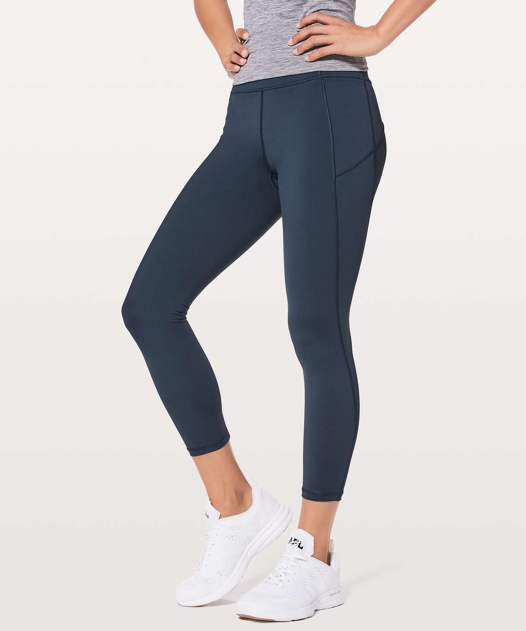 Lululemon Final Lap Crop *23 - True Navy - lulu fanatics