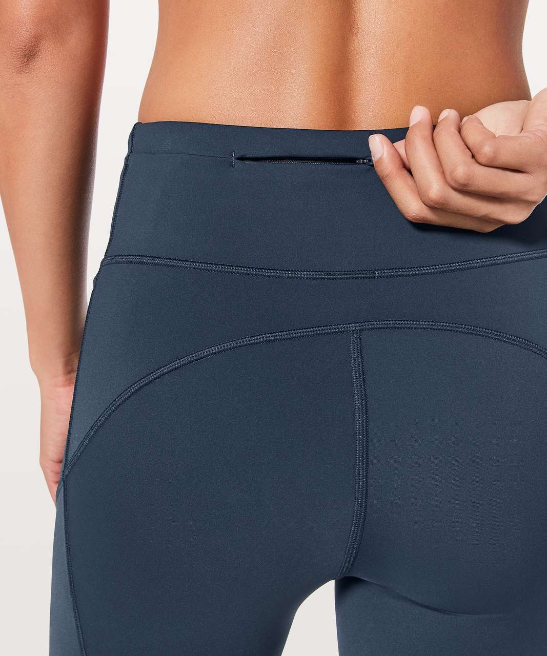 Lululemon Final Lap Crop *23 - Black - lulu fanatics