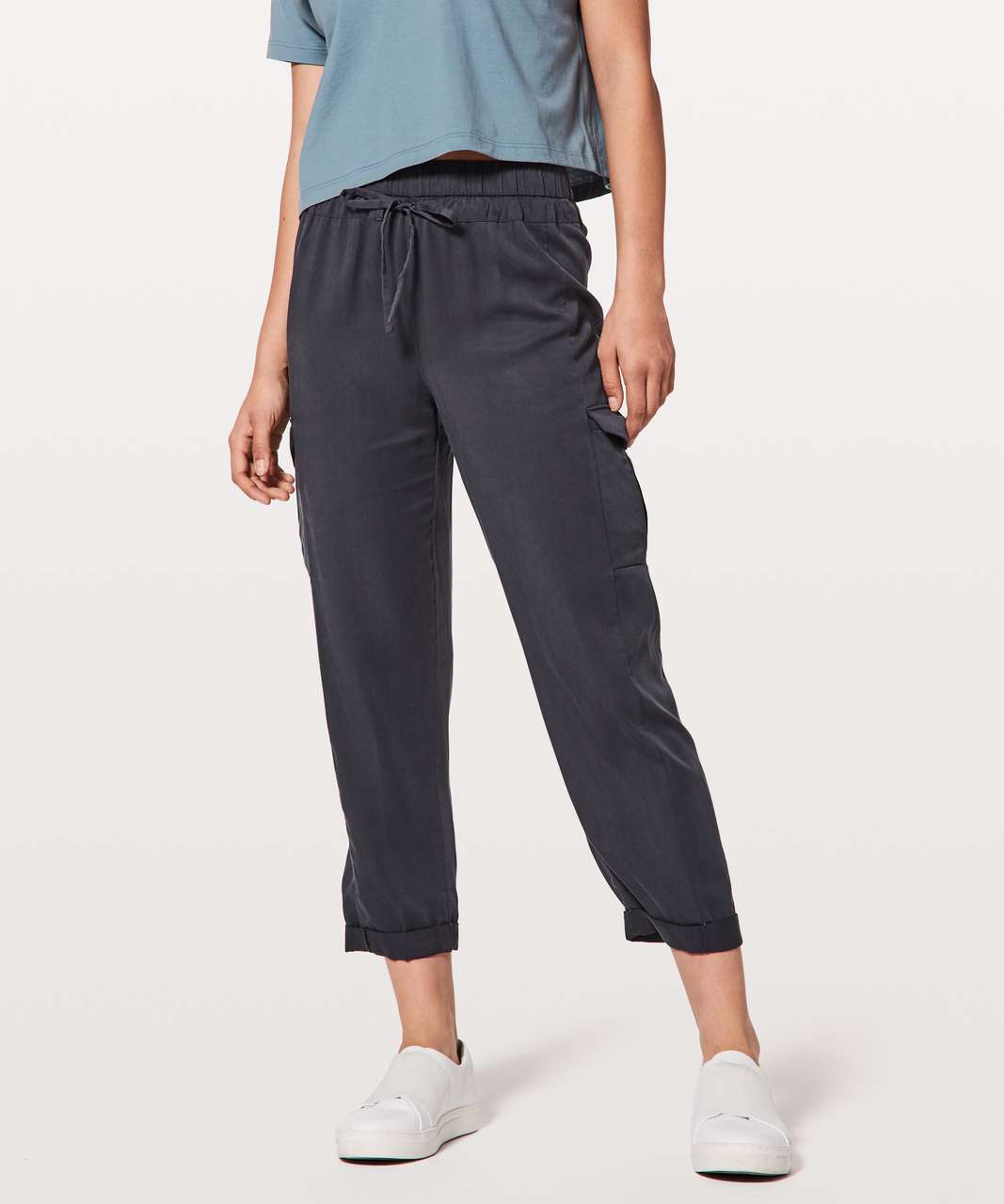 NWOT Lululemon Move Lightly Pant *25 Blue Tied $108, SIZE 10