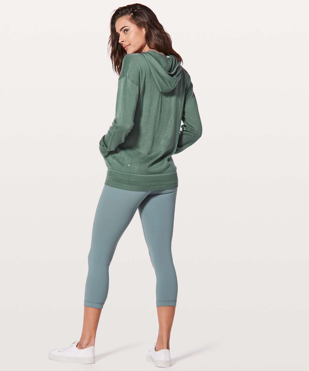 Lululemon Wake Up & Go Sweater - Graphite Green