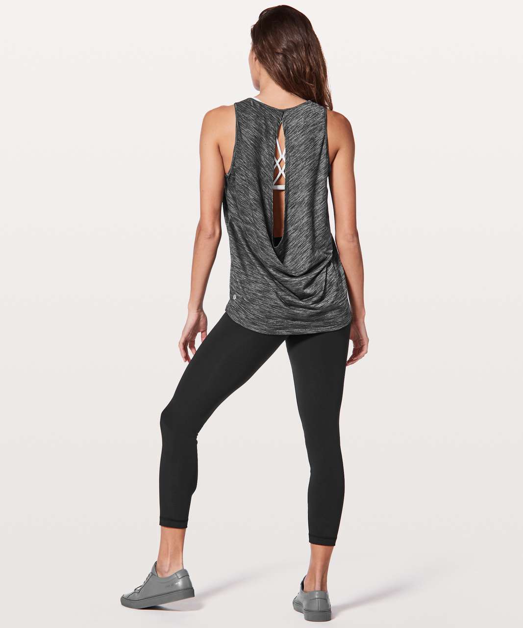 Lululemon Low Key Tank *Silver - Heathered Black