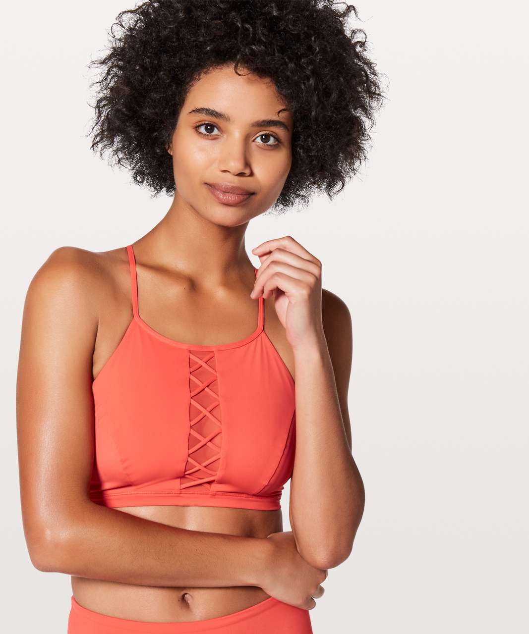 Lululemon Shoreline Top - Red Orange