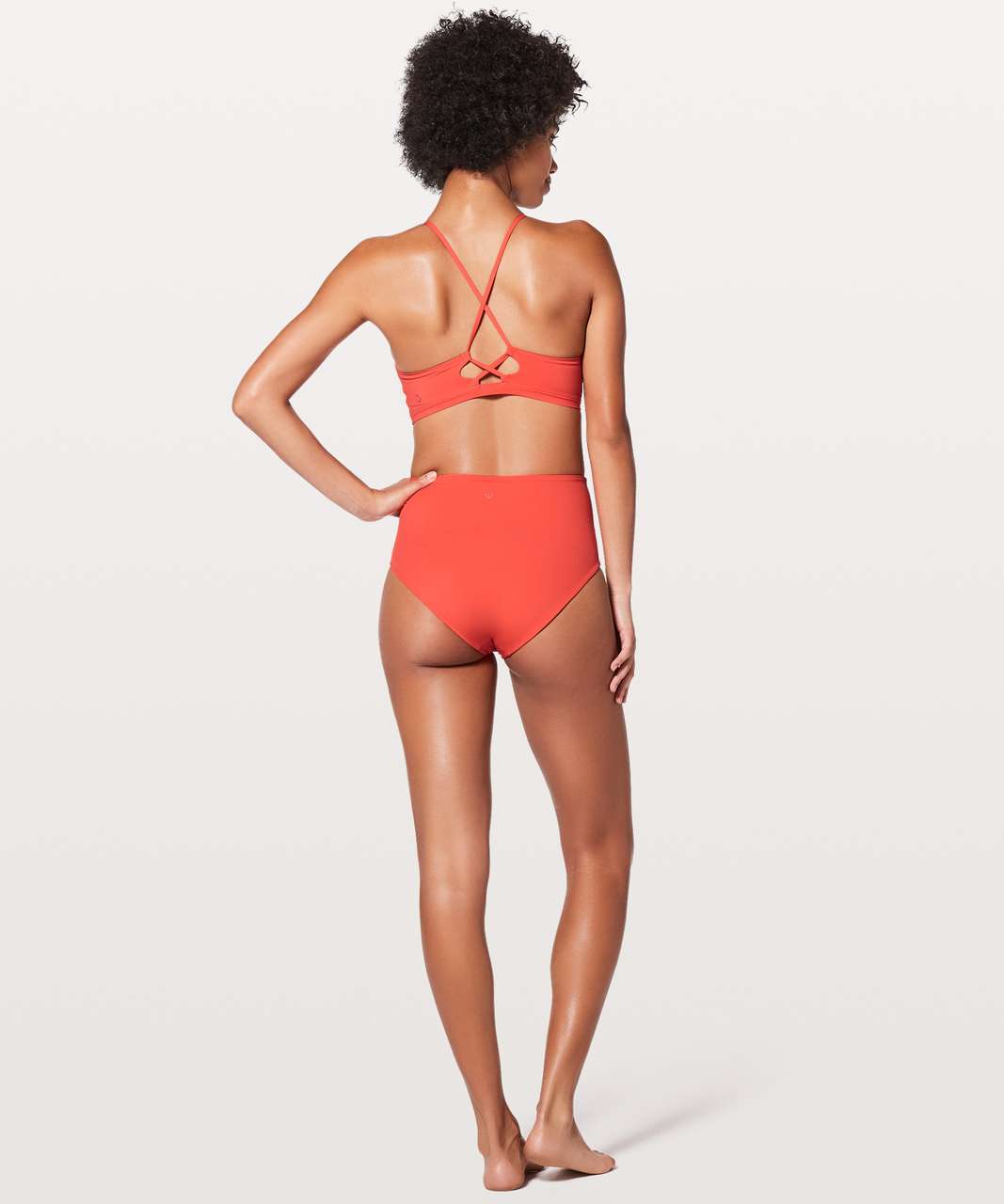 Lululemon Shoreline Top - Red Orange