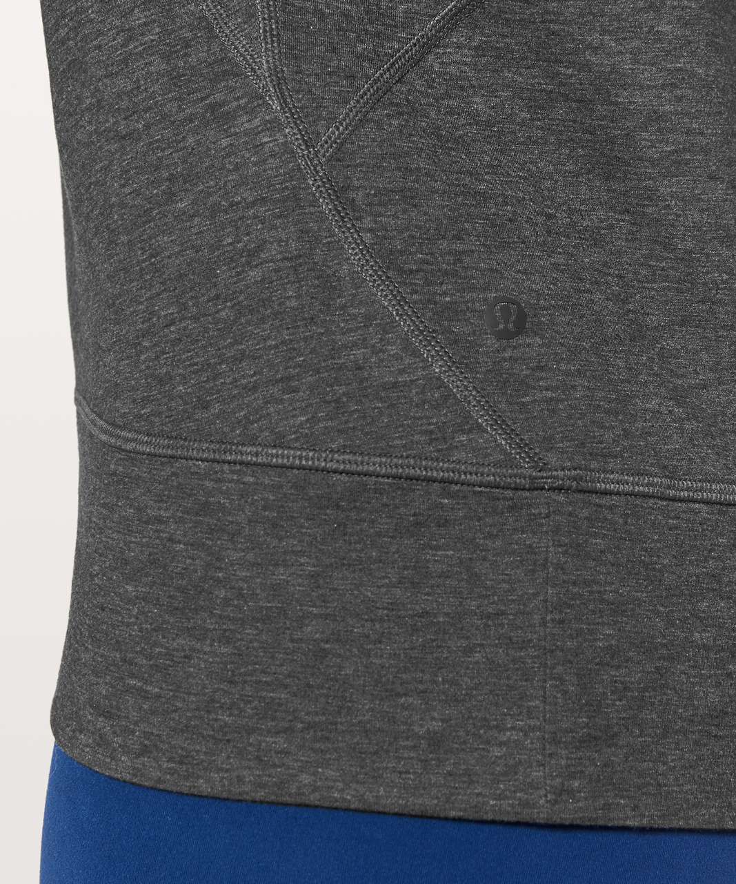 Lululemon Time Out Crew *Reversible - Heathered Kayak Blue / Heathered Dark Grey