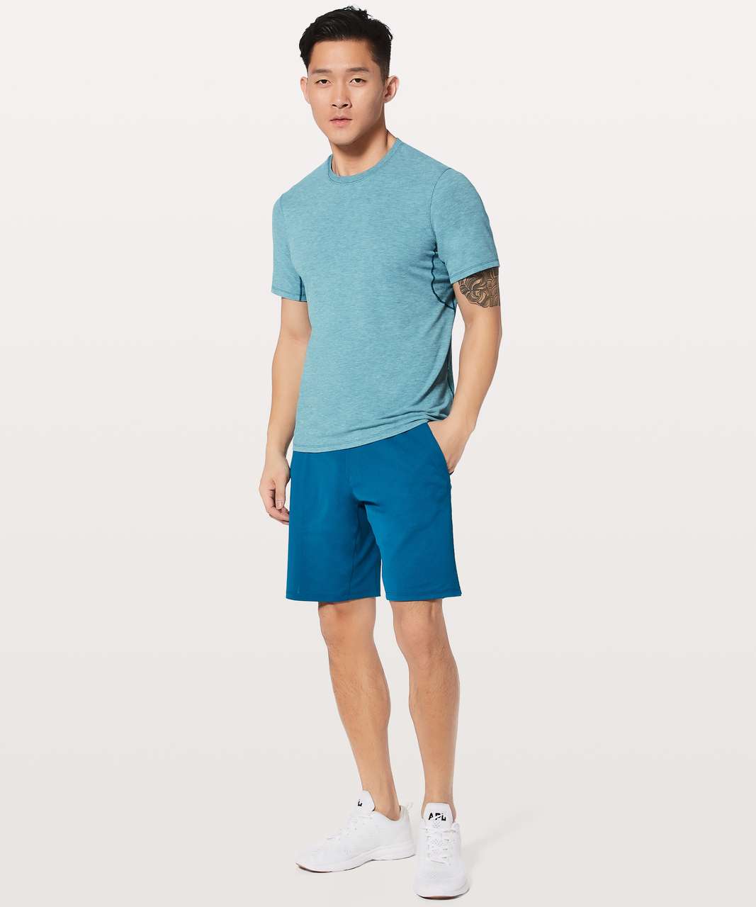 Lululemon Switch Up Short Sleeve - Heathered Capri