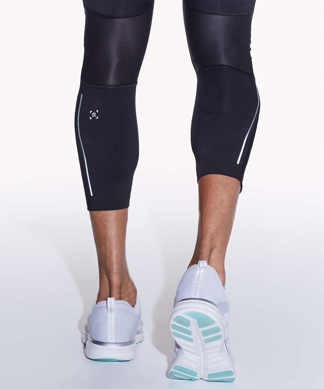 Black Surge running leggings, Lululemon