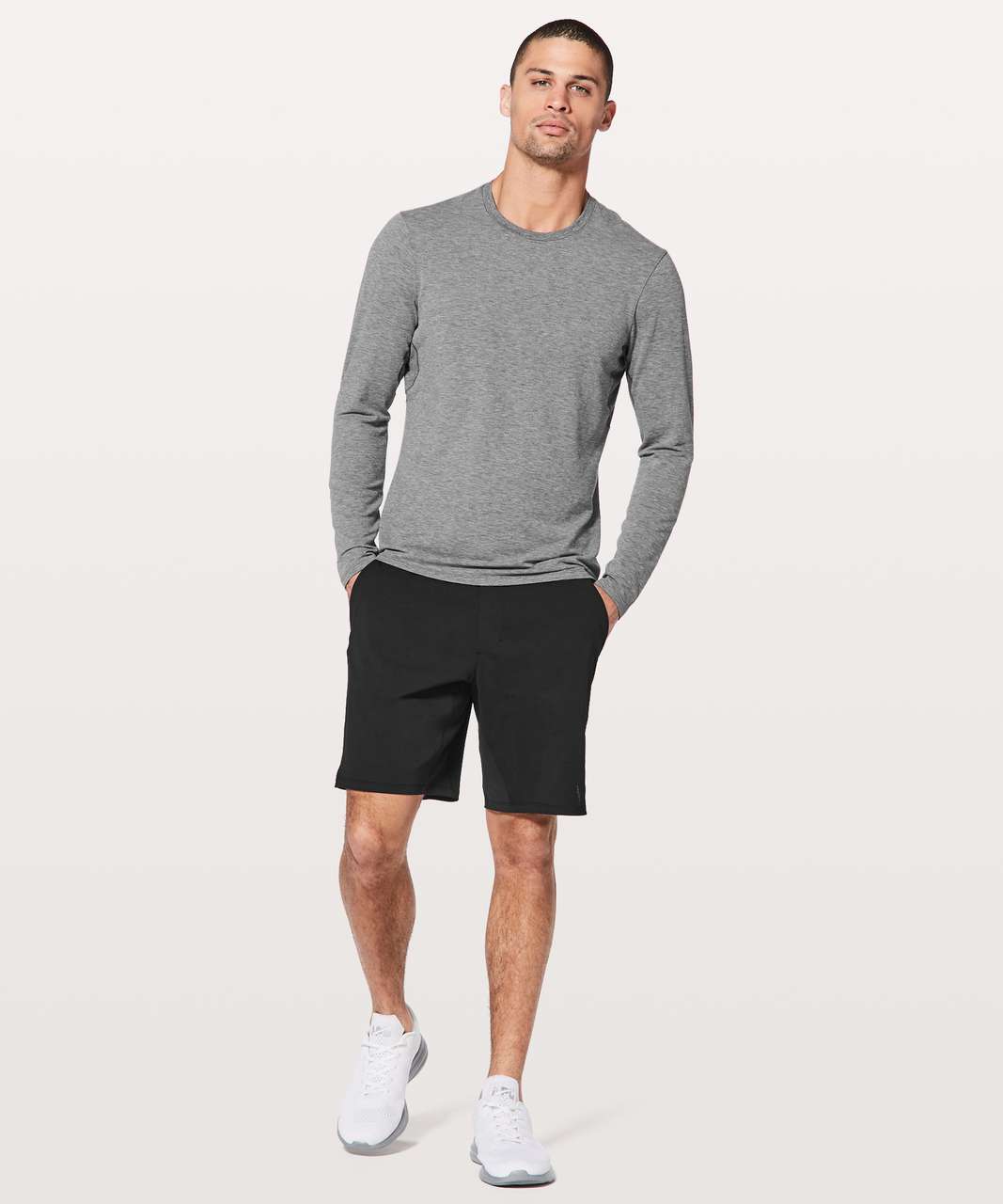 Lululemon Switch Up Long Sleeve - Heathered Black