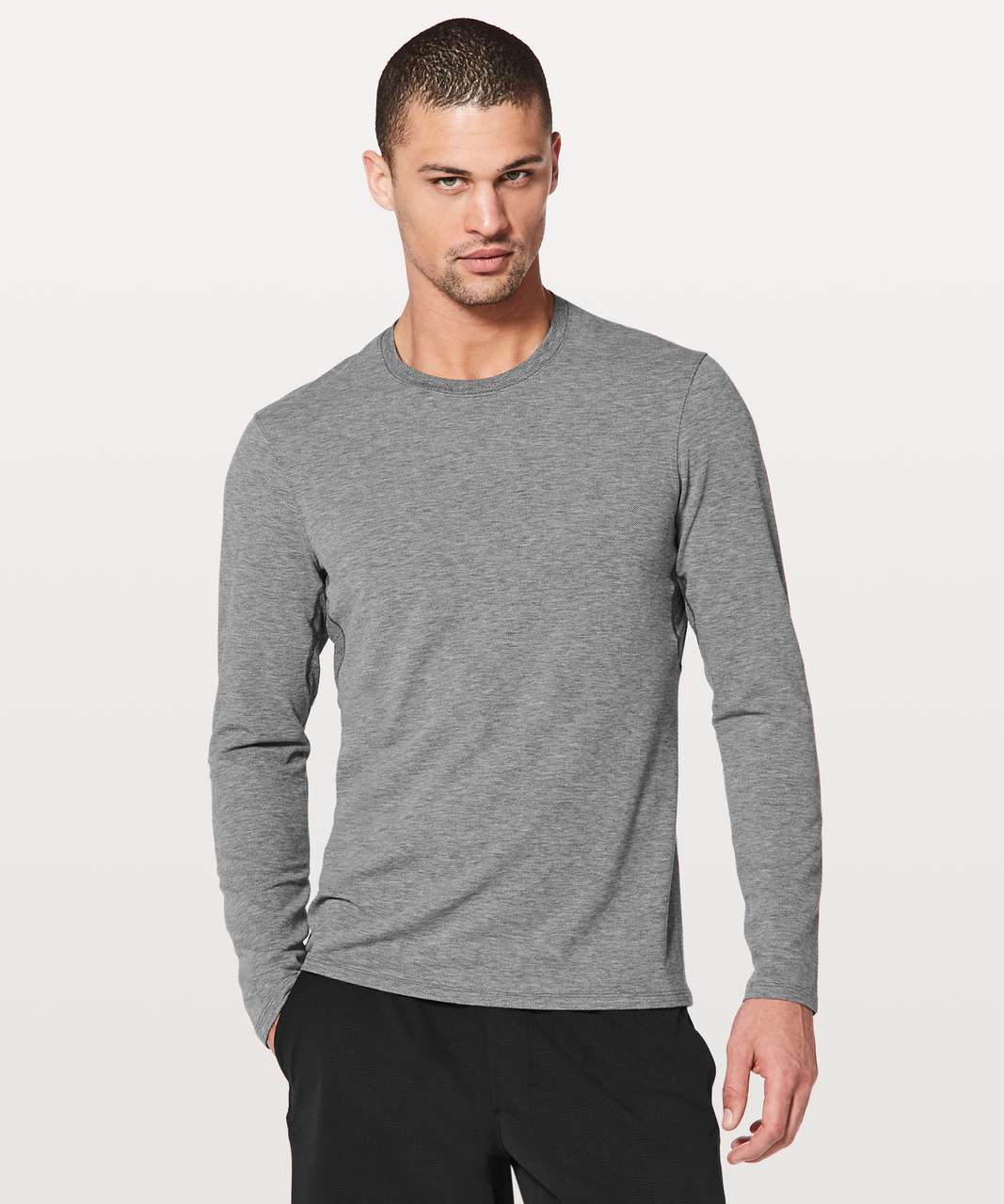 Lululemon Switch Up Long Sleeve - Heathered Black