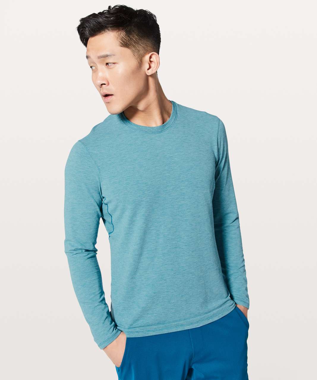 Lululemon Switch Up Long Sleeve - Heathered Capri