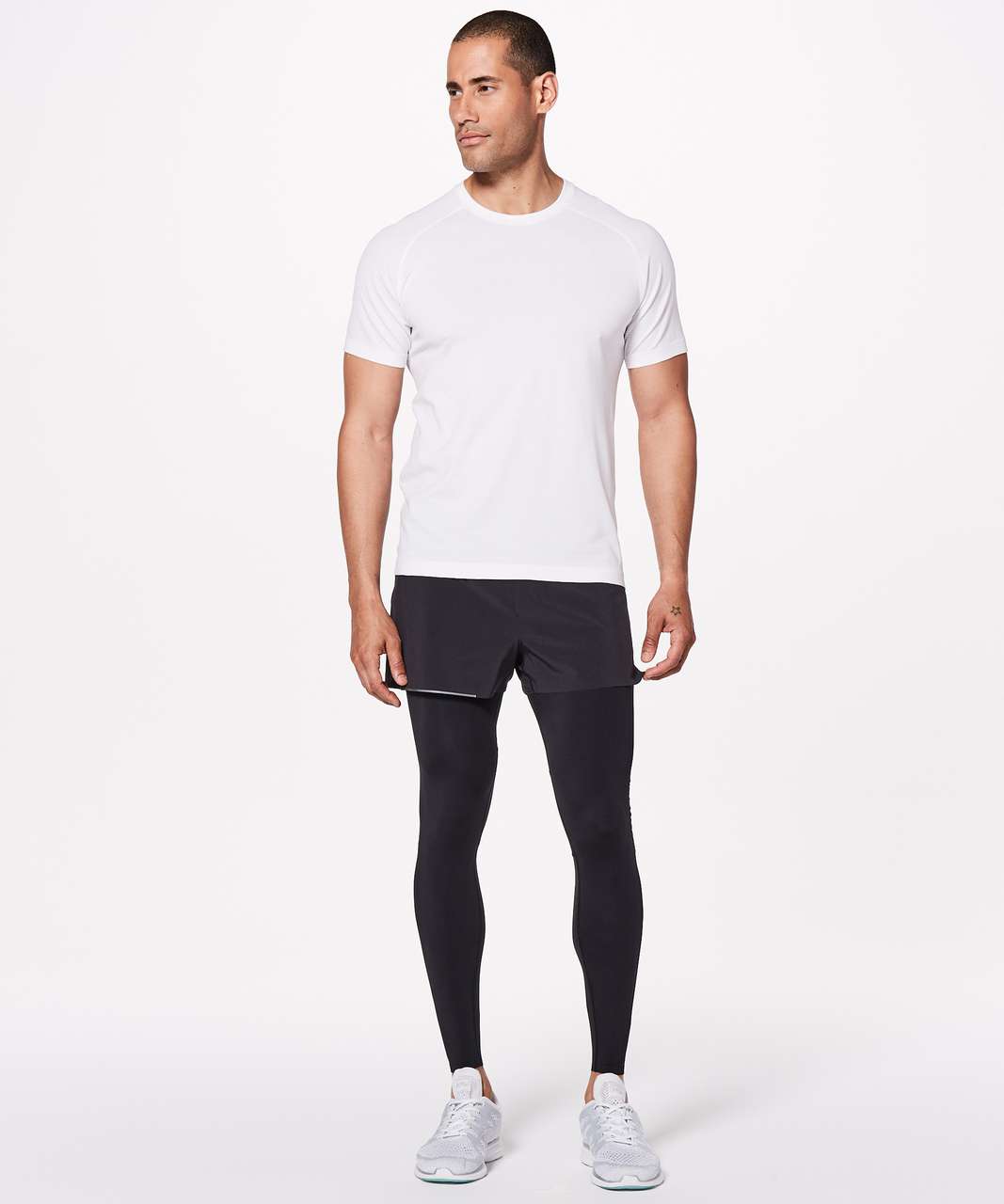 Lululemon Surge Light 3/4 Tight - Black - lulu fanatics