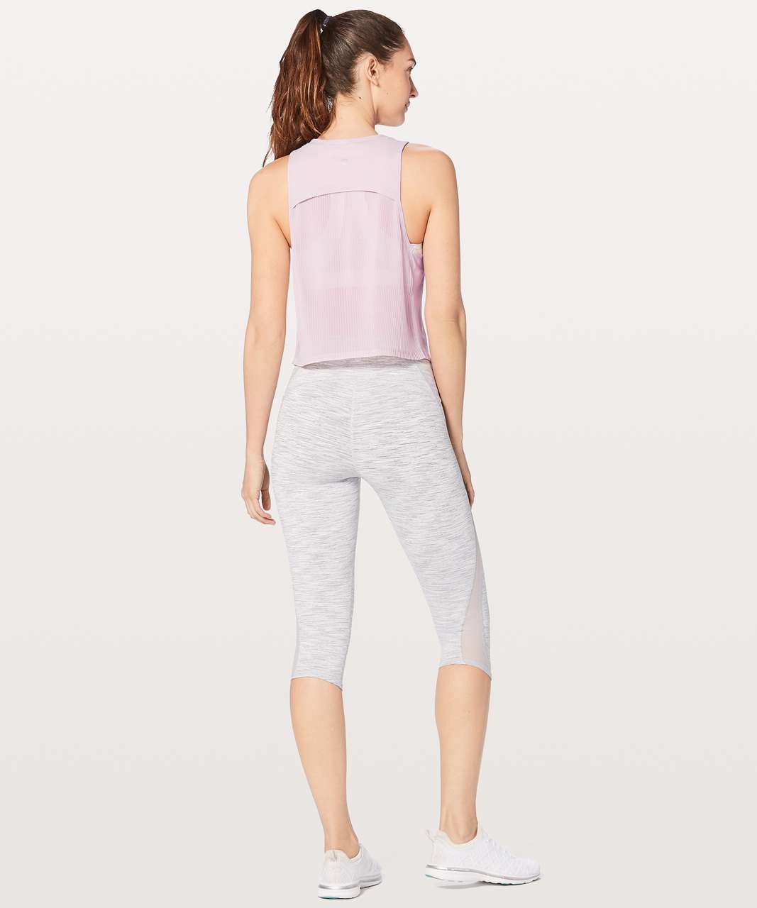 Lululemon Just Pleat It Tank - Porcelain Pink