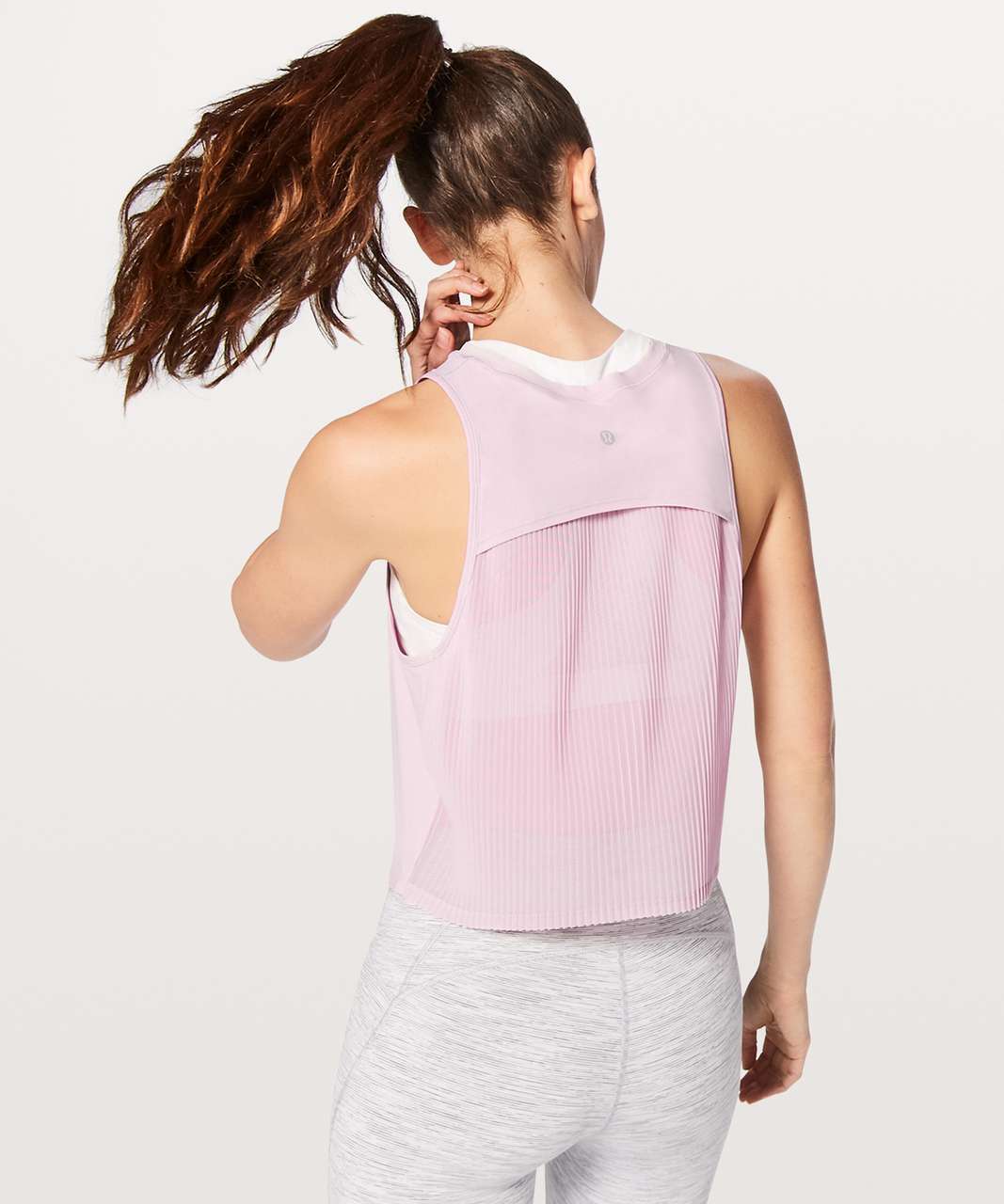 Lululemon Just Pleat It Tank - Porcelain Pink