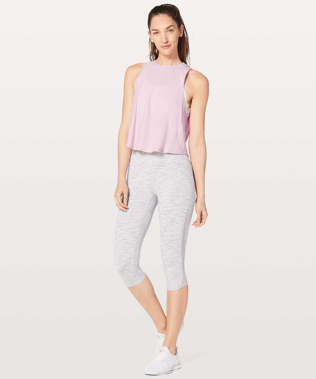 Lululemon Just Pleat It Tank - Porcelain Pink