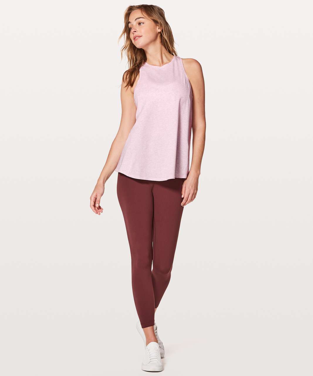 Lululemon All Tied Up Tank - Heathered Petals