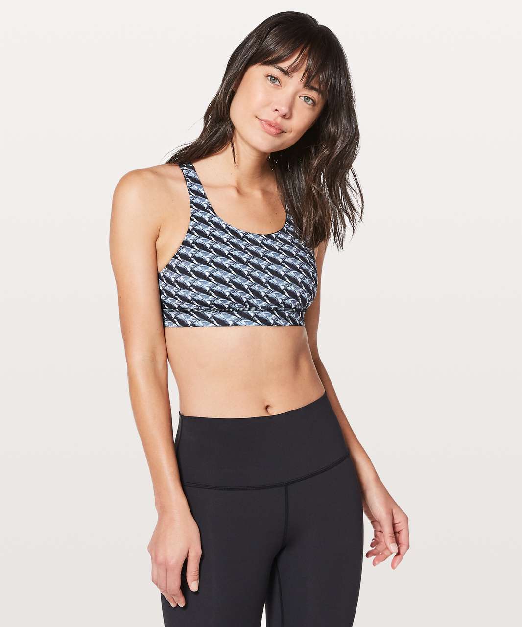 Lululemon Energy Bra Nulux - Translucence Alpine White Multi - lulu fanatics