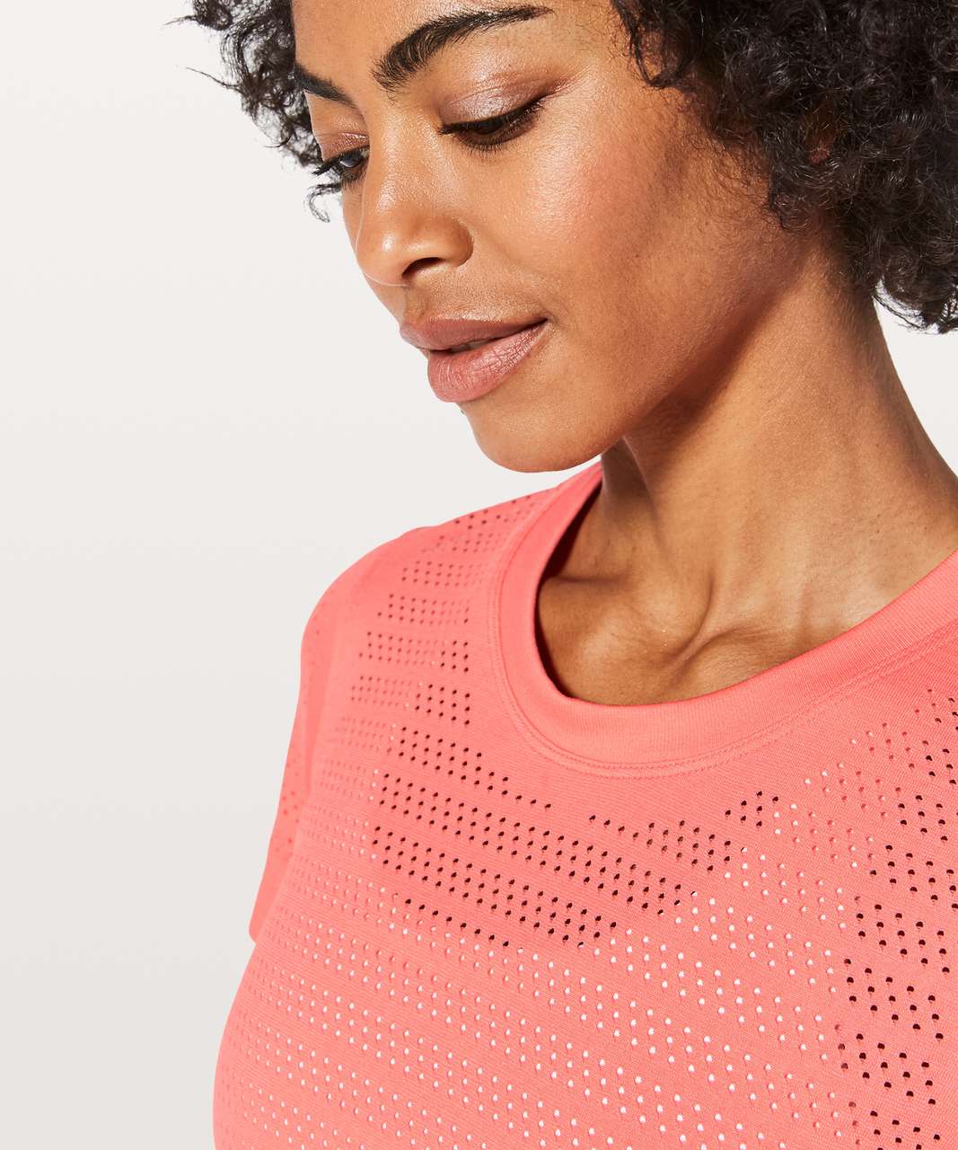 Lululemon Breeze By Short Sleeve *Squad - Light Coral / Light Coral