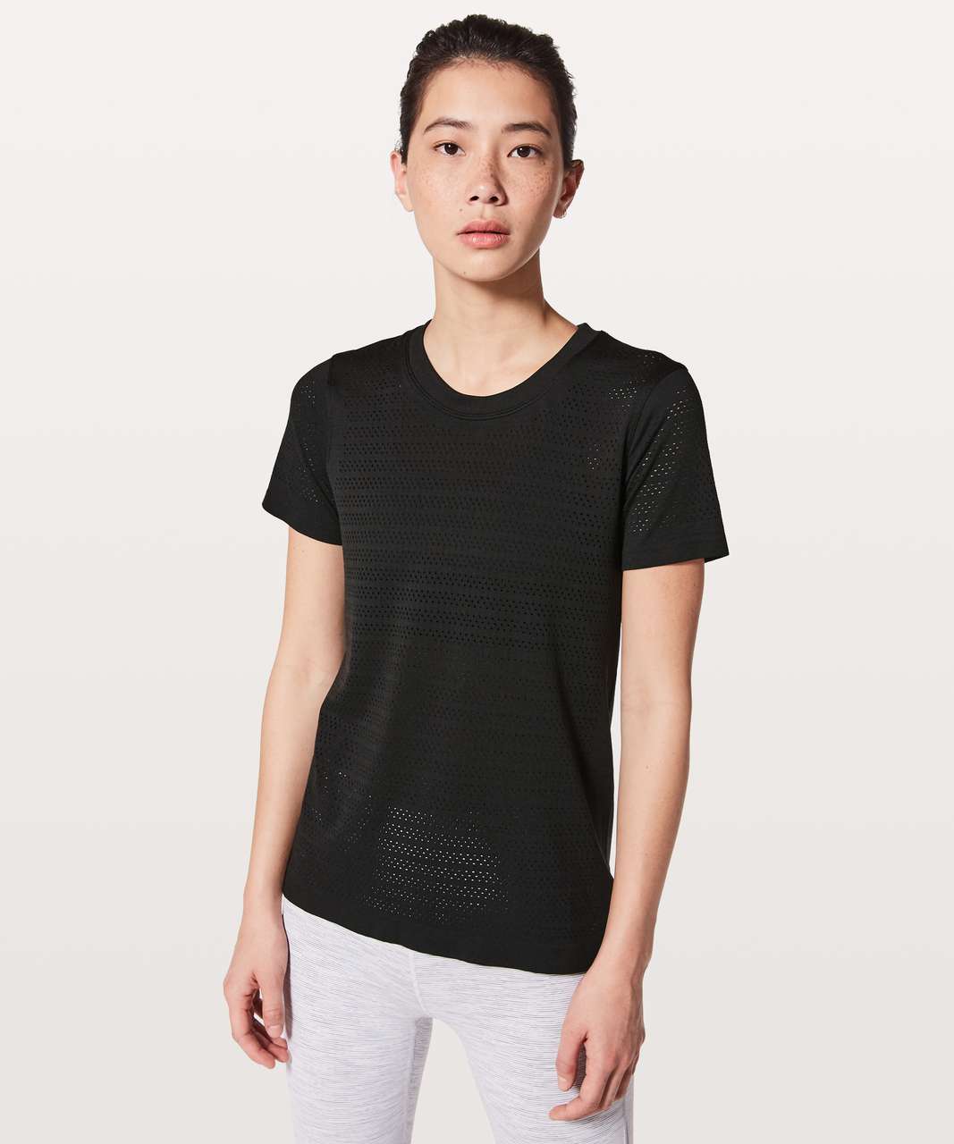 Lululemon Breeze By Short Sleeve *Squad - Black / Black