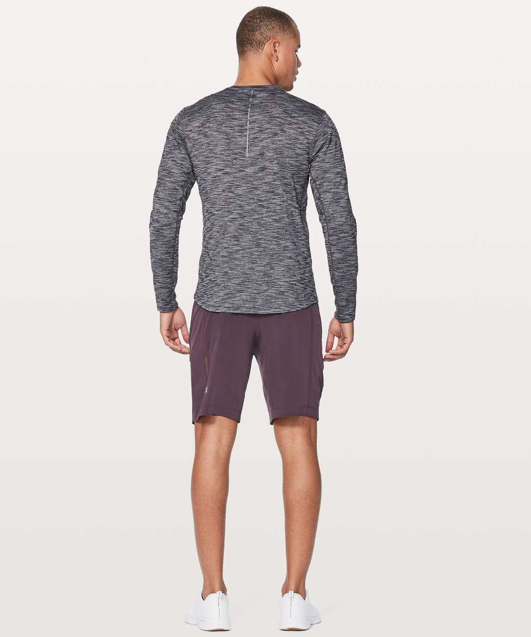 Lululemon Pace Breaker Short 9" - Black Cherry