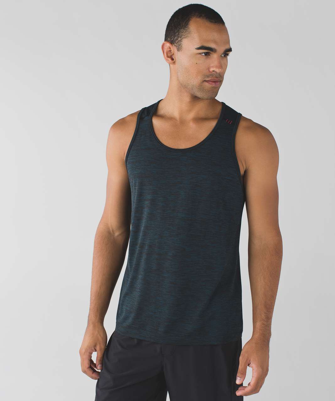 Lululemon Metal Vent Tech Tank - Alberta Lake / Black