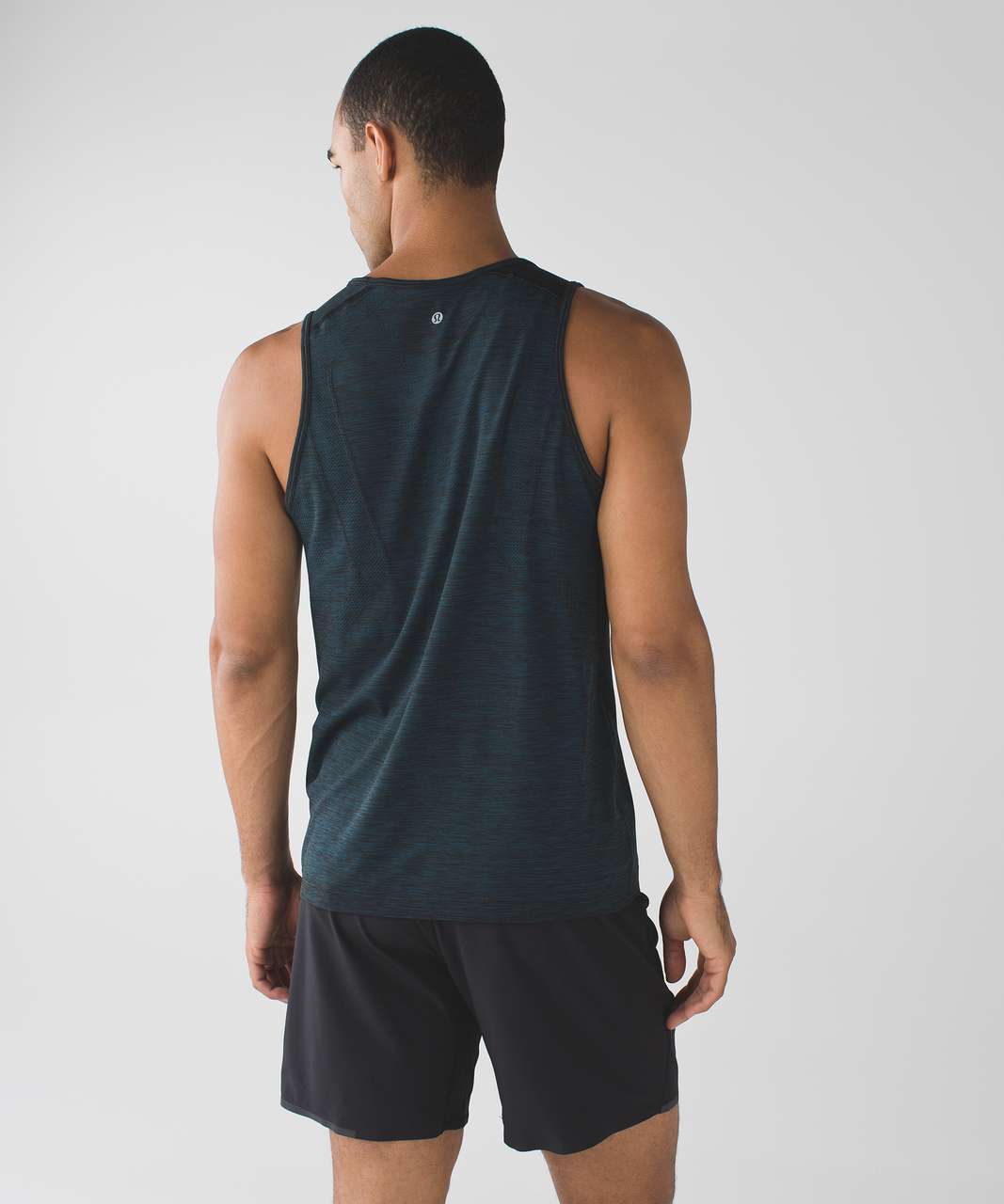 Lululemon Metal Vent Tech Tank - Alberta Lake / Black