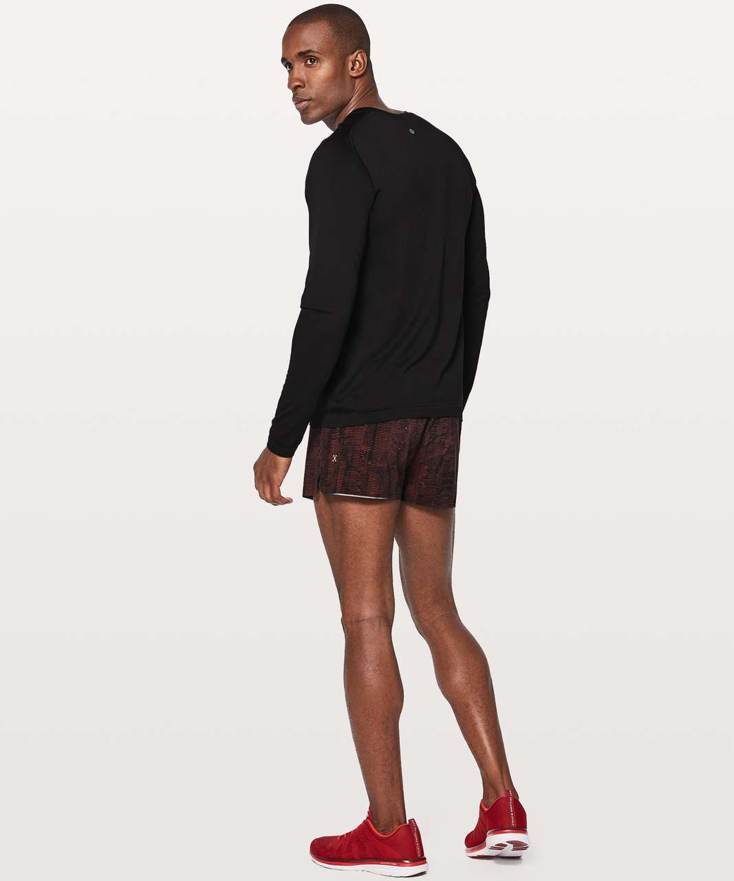 Lululemon Surge Short 3" - Matchstick Mahogany Black