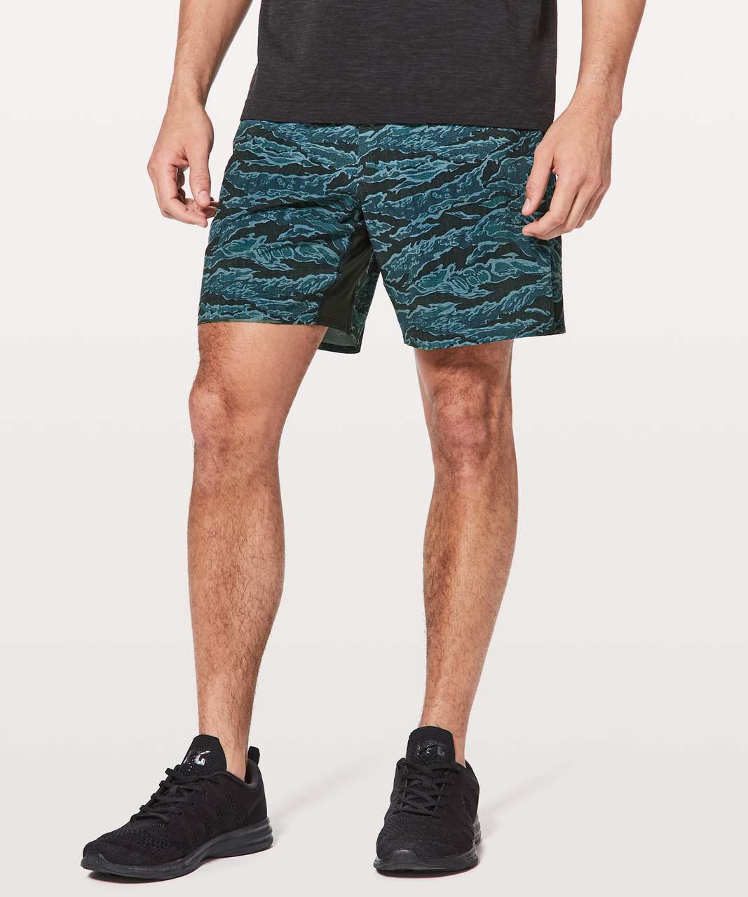 Lululemon Surge Short *Linerless 7 - Tiger Camo Multi Blue - lulu fanatics