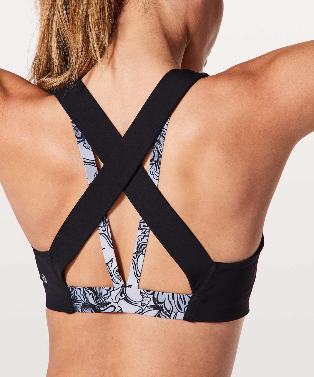 Lululemon Sweat Times Bra - Hanakotoba Starlight Multi / Black