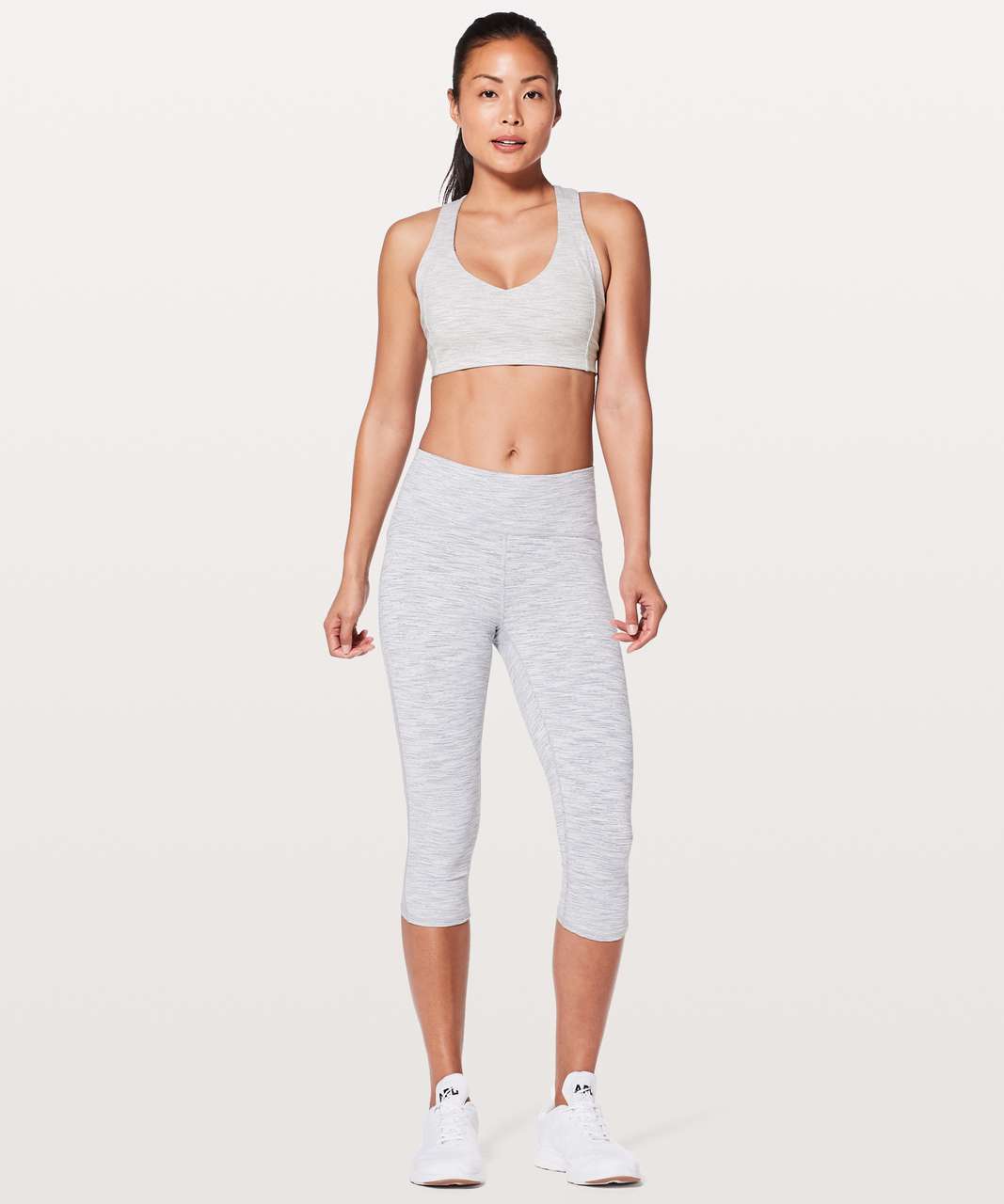 Lululemon Sweat Times Bra - Wee Are From Space Nimbus Battleship / Sunset