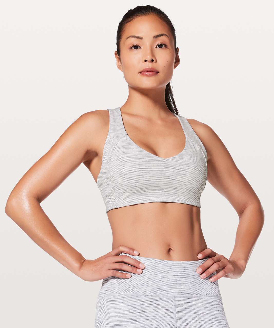 Lululemon Sweat Times Bra - Wee Are From Space Nimbus Battleship / Sunset