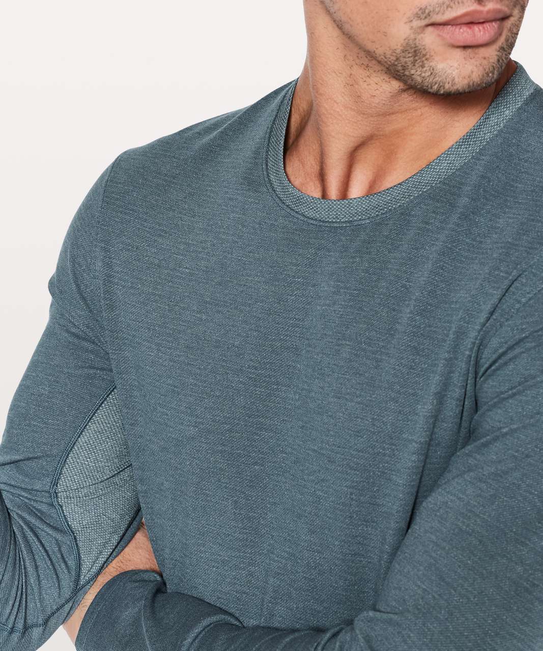 Lululemon Reversible Double-Knit Crew Neck Sweater - Graphite Grey / Black  - lulu fanatics