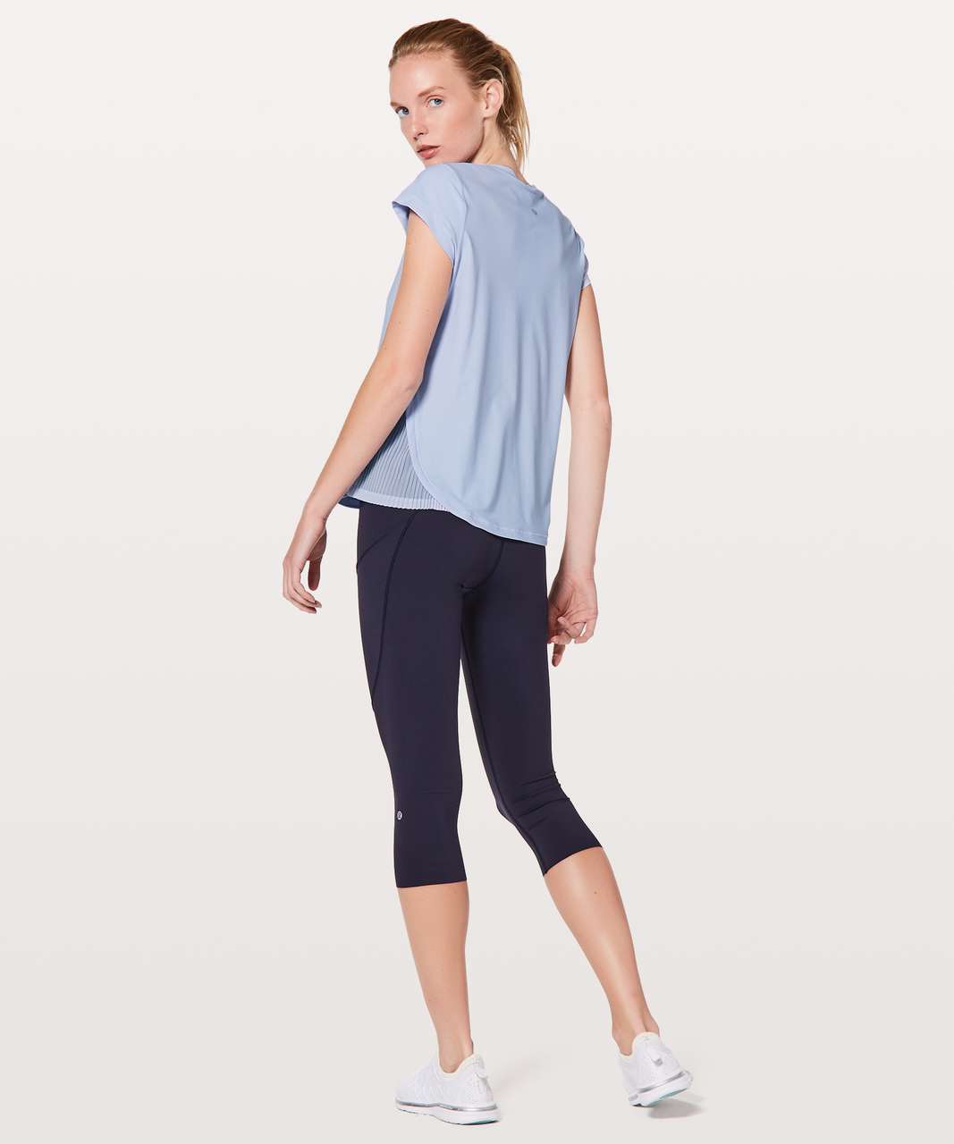 Lululemon Just Pleat It Short Sleeve - Cool Breeze