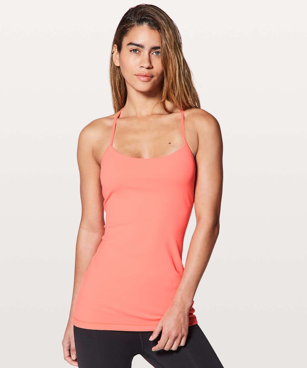 Lululemon Power Pose Tank *Light Support For A/B Cup - Sunset - lulu ...